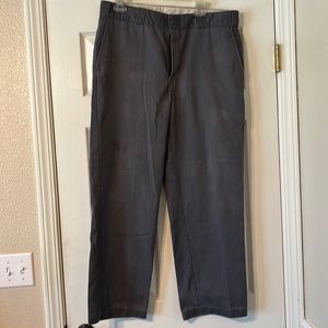 DICKIES MENS GREY PANTS 36x30
